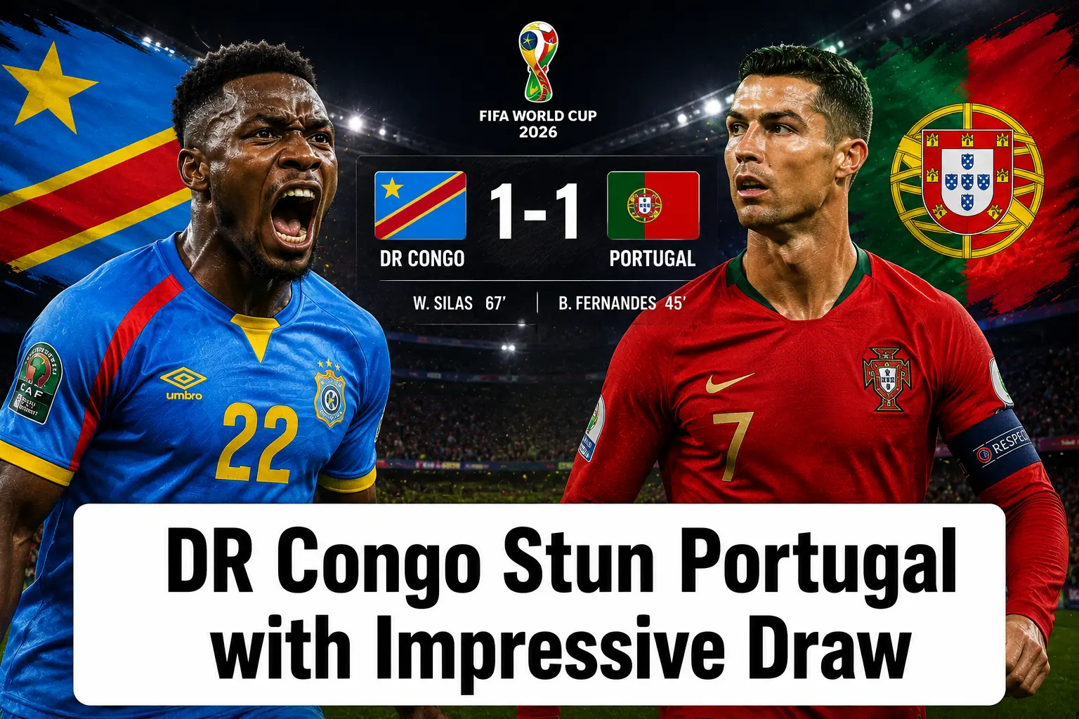DR Congo Stun Portugal