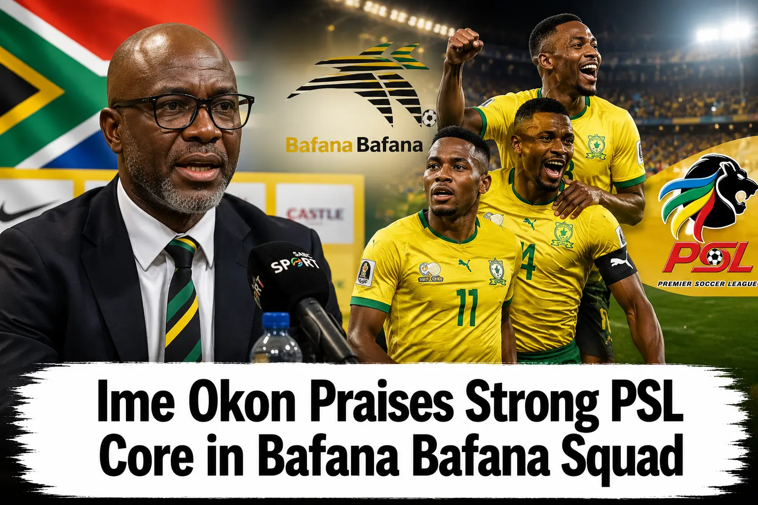 Ime Okon Highlights PSL’s Influence on Bafana Bafana’s World Cup Success