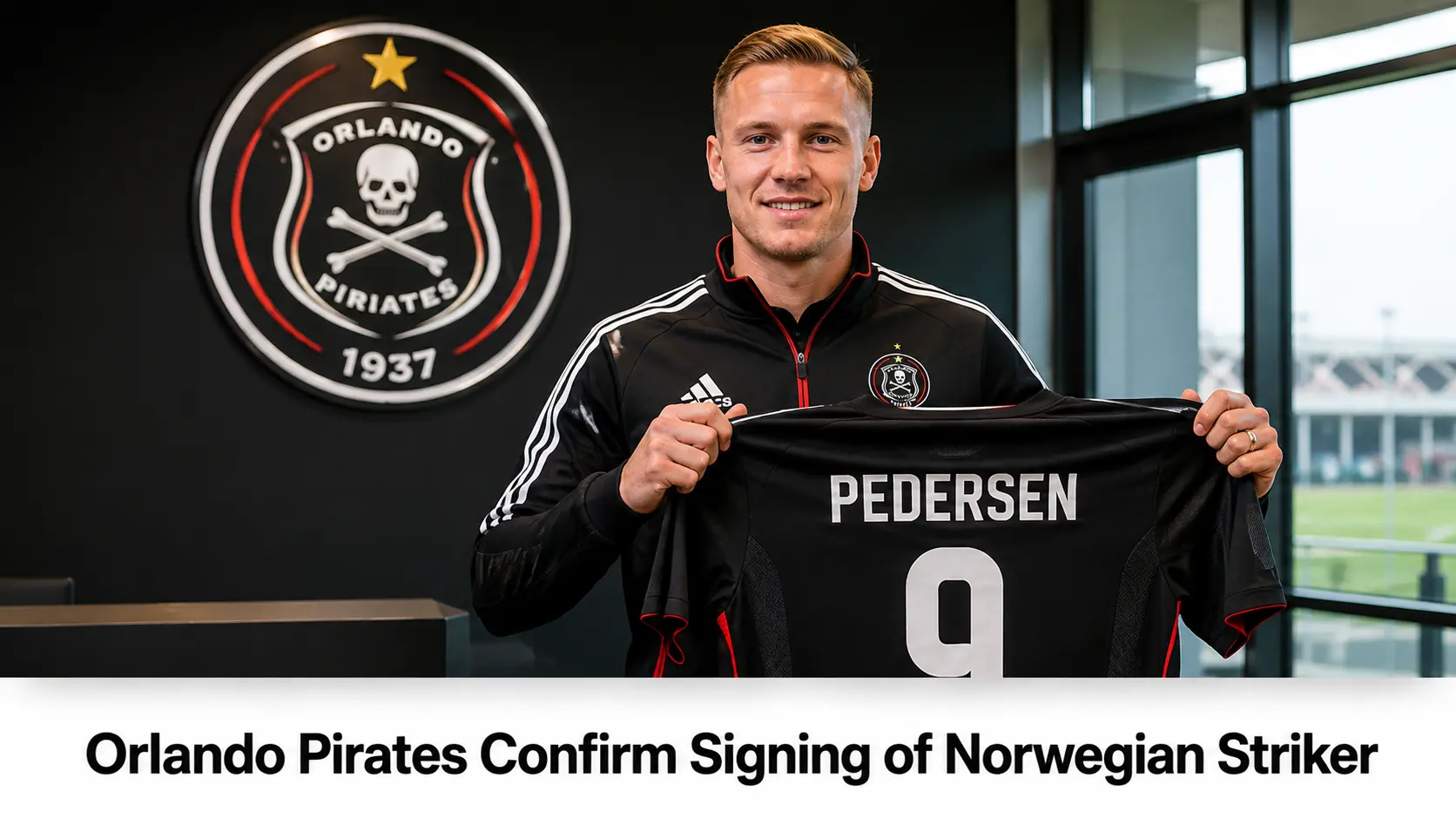 Orlando Pirates Confirm Signing of Norwegian Striker Sebastian Pedersen
