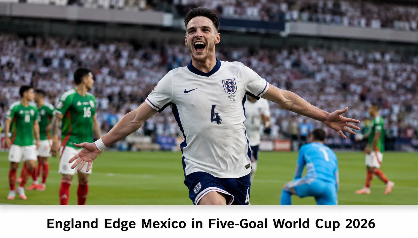 England Edge Mexico in Five-Goal World Cup Thriller to Reach Quarter-Finals