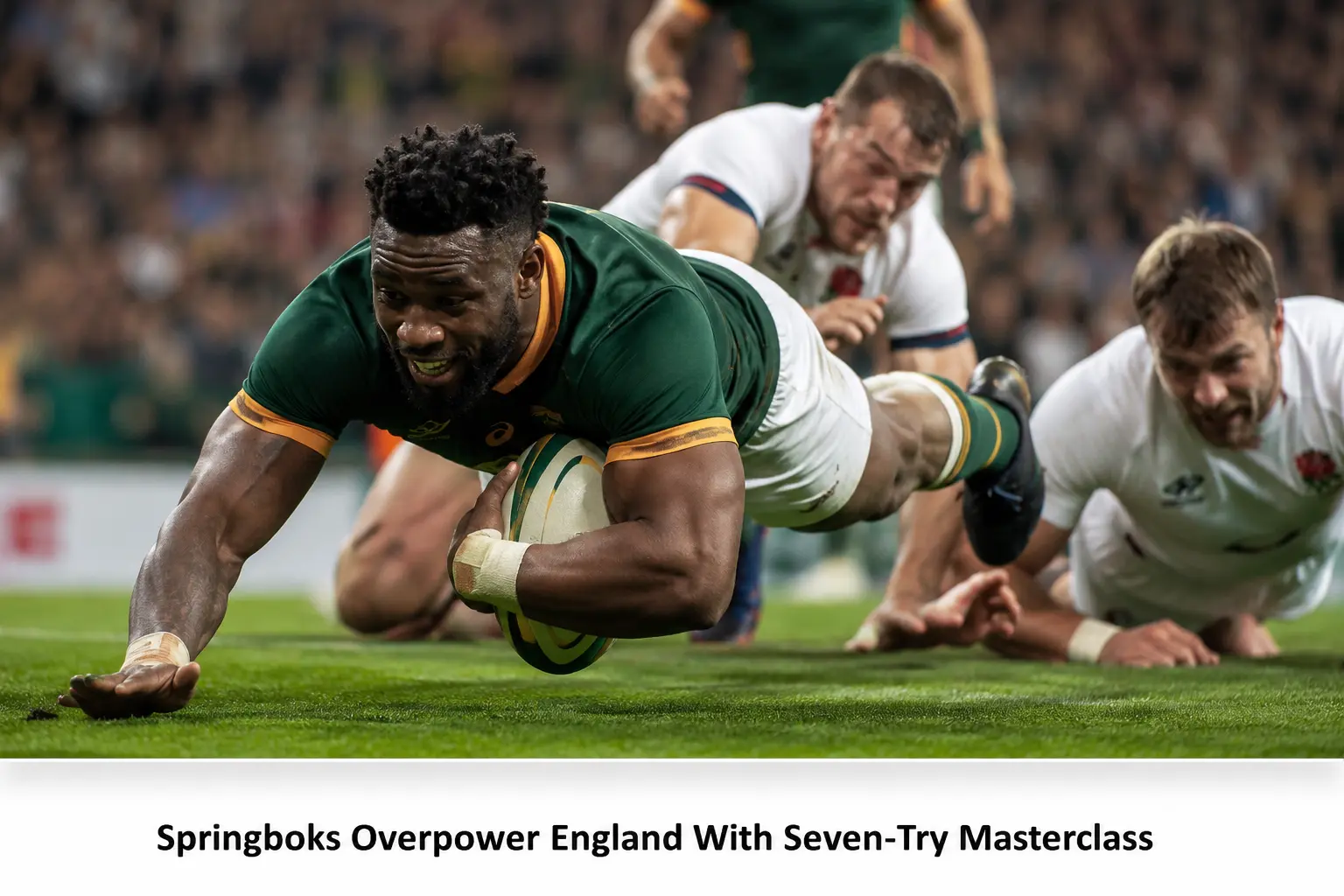 Springboks Overpower England With Seven-Try Masterclass in Nations Championship Opener