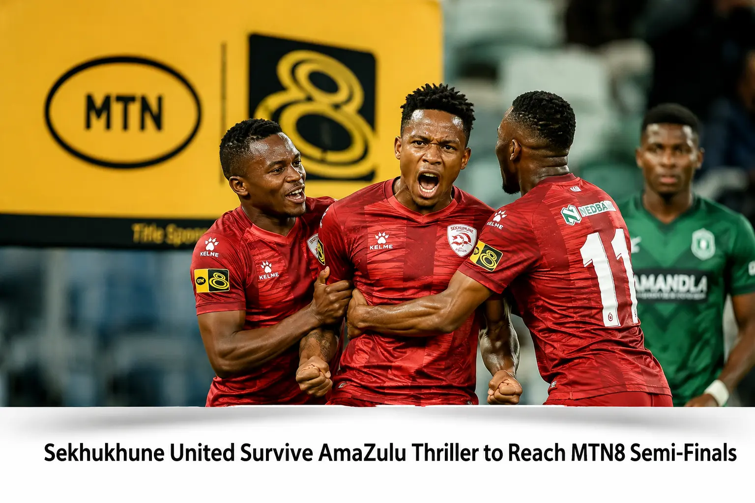 Sekhukhune United Survive AmaZulu Thriller to Reach MTN8 Semi-Finals After 4-3 Extra-Time Win