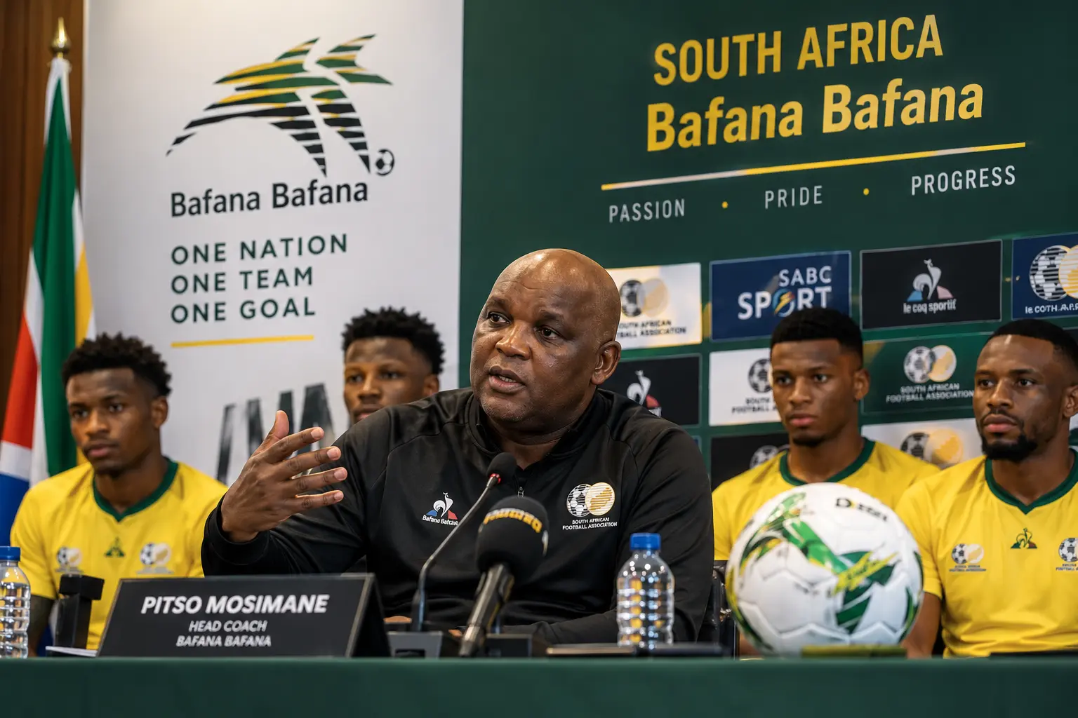 Pitso Mosimane Names Final 30-Man Bafana Bafana Squad for Guinea, Eritrea and Egypt Fixtures