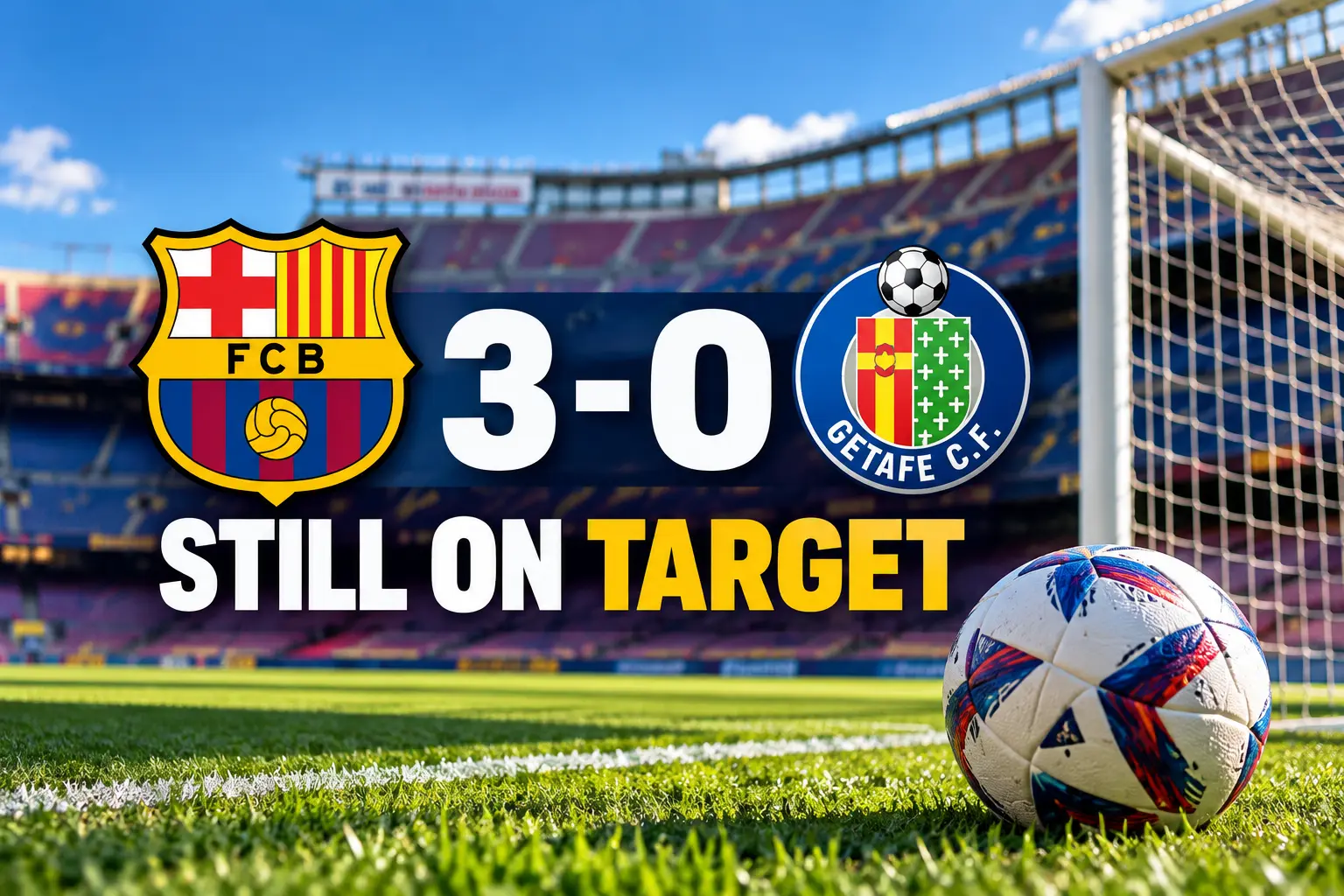 Barcelona Beat Getafe 3-0 to Match Historic La Liga Winning Start Under Hansi Flick