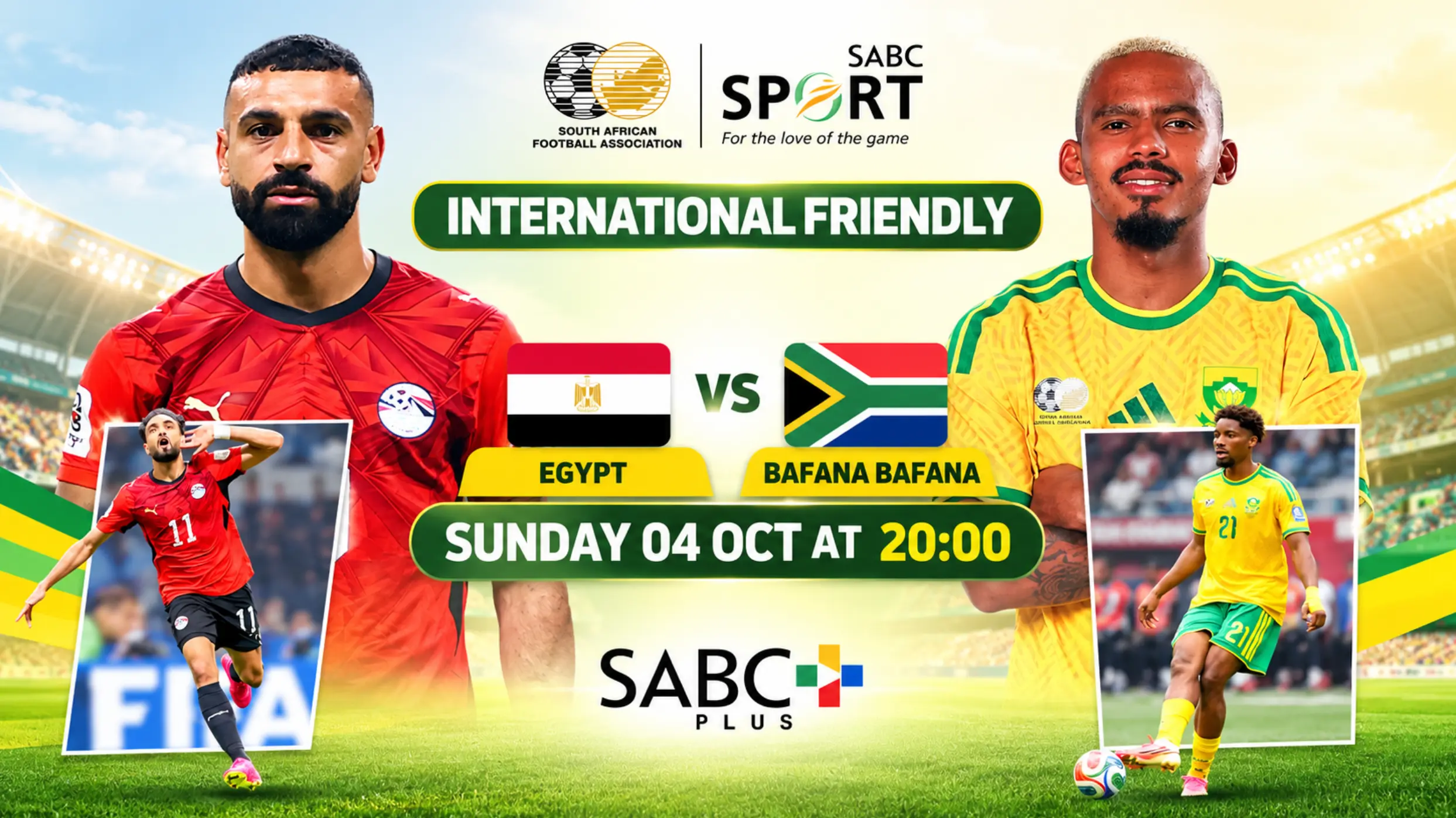 Egypt vs Bafana Bafana: Match Date, Kick-Off Time and Where to Watch