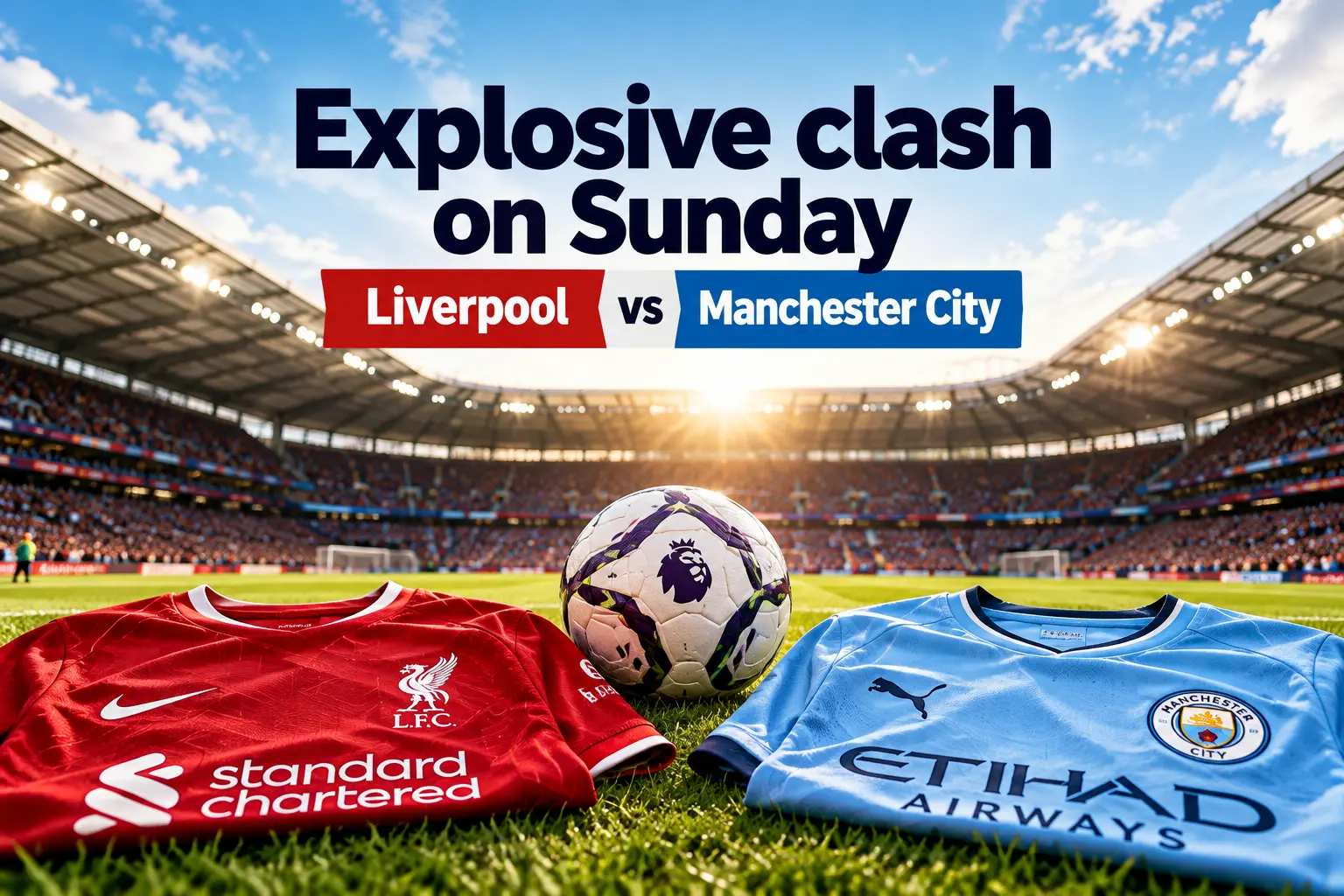 Liverpool face Manchester City test as Haaland and Premier League leaders battle at Anfield